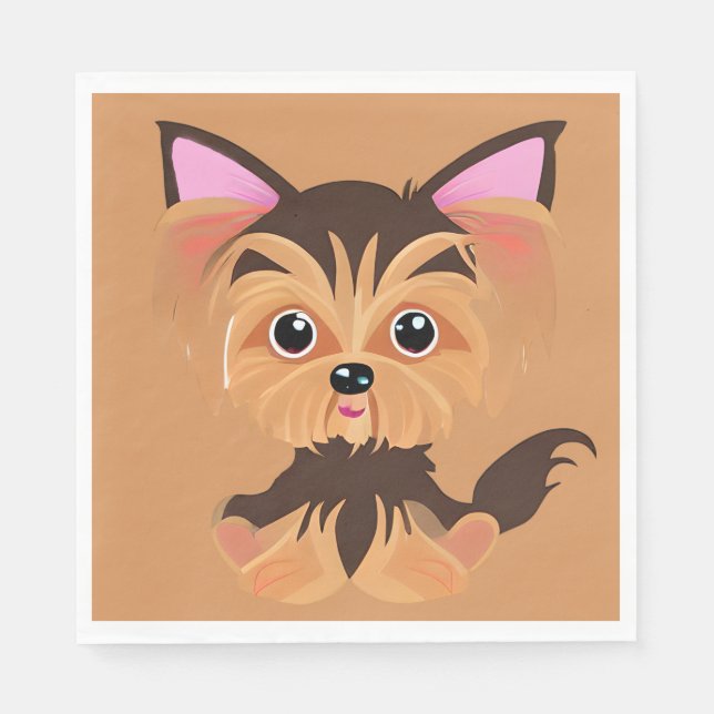 Guardanapo De Papel Sweet Baby Yorkie (Frente)