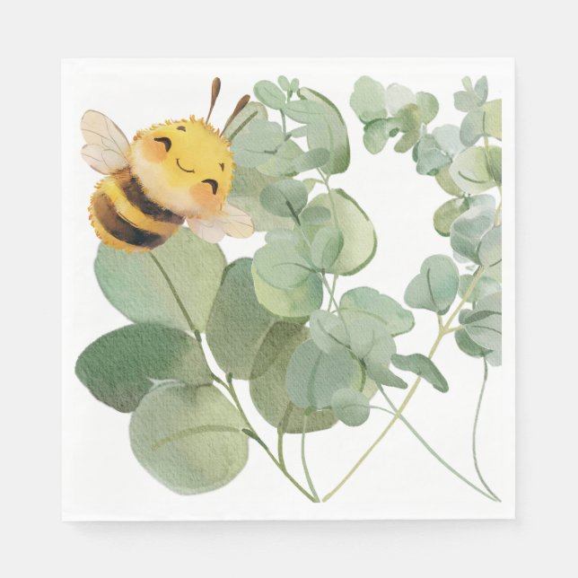 Guardanapo De Papel Sweet Bee Lunch Napkins (Frente)