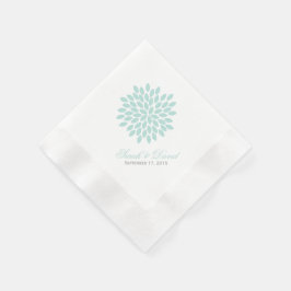 Guardanapo De Papel Sweet Dahlias Wedding