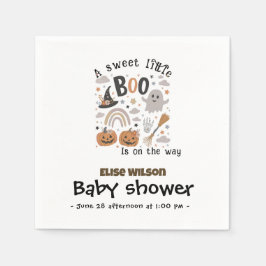 Guardanapo De Papel Sweet Little Halloween boo is on the way