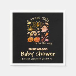 Guardanapo De Papel Sweet Little Halloween boo is on the way