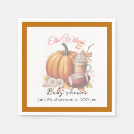 Guardanapo De Papel Sweet little pumpkin is on the way