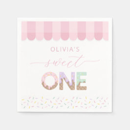 Guardanapo De Papel Sweet One Sorvete Birthday Napkins