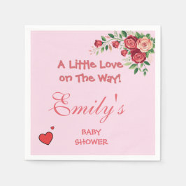 Guardanapo De Papel Sweet Pink Teddy Bear Baby Shower 