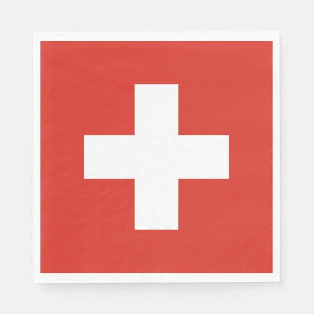 Guardanapo De Papel Switzerland Flag (Frente)