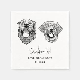 Guardanapo De Papel Tabby Cat - Bebidas Personalizadas em Mim Napkins