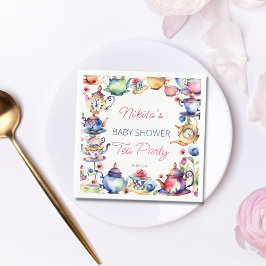 Guardanapo De Papel Tábua de chá de fraldas Alice no País das Maravilh