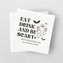 Guardanapo De Papel Tabuleiro de Xadrez Retro Spooktacular Halloween