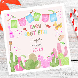 Guardanapo De Papel Taco sobre diversão de festa mexicana