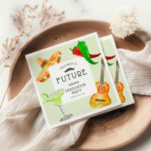 Taco sobre uma Festa de formatura mexicana do futu