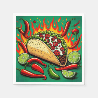 Guardanapo De Papel Taco Tuesday Paper Napkins