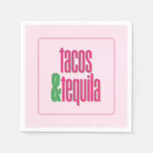 Tacos Rosa Quentes Chá de panela de Aniversário