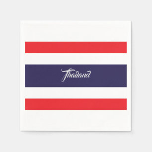 Guardanapo De Papel Tailândia Flag Napkins