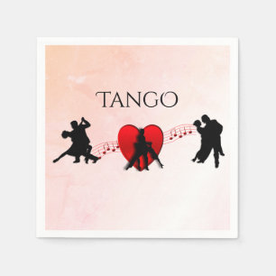 Guardanapo De Papel Tango Dancers