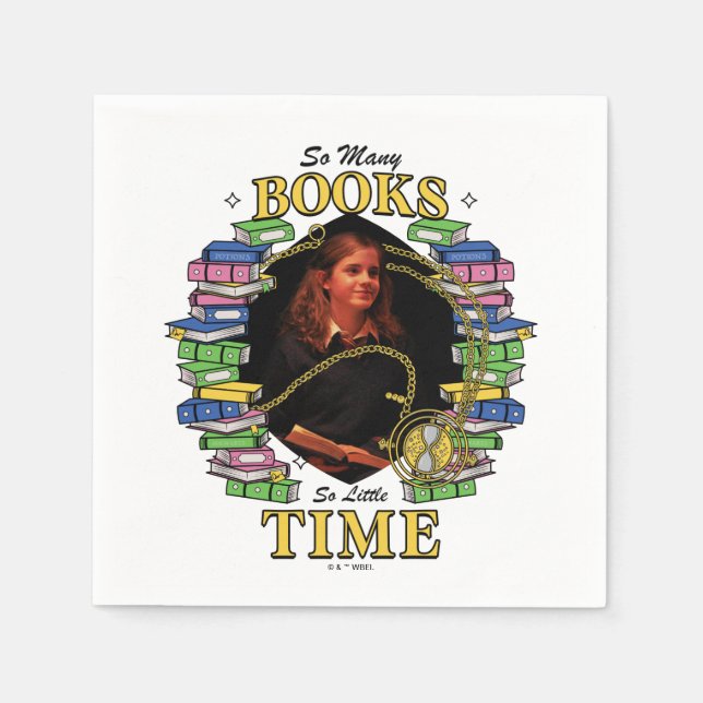 Guardanapo De Papel Tantos Livros, Tão Pouco Tempo (Frente)