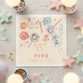 Guardanapo De Papel Tão doce ser aniversário de criança