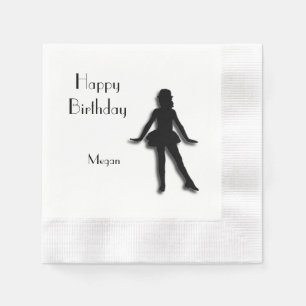 Guardanapo De Papel Tap Dancer Happy Birthday