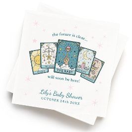 Guardanapo De Papel Tarot Baby Girl Baby Shower Paper Napkin