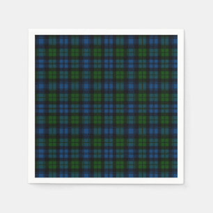 Guardanapo De Papel Tartan das forças armadas de Campbell do clã
