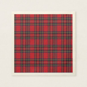 Guardanapo De Papel Tartan real de Stewart
