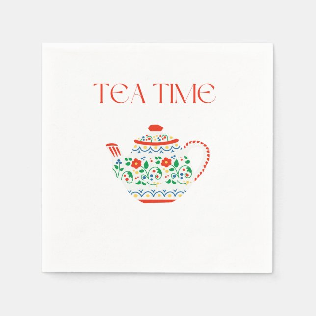 GUARDANAPO DE PAPEL TEA TIME CAFFEE MUG (Frente)