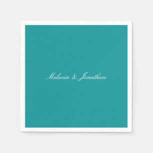 Guardanapo De Papel Teal Green