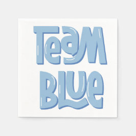 Guardanapo De Papel Team Blue Paper Napkin