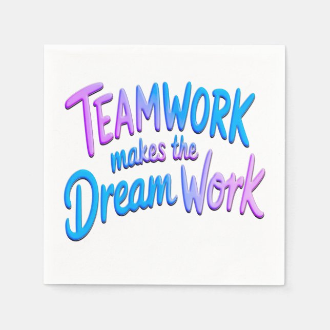 Guardanapo De Papel Teamwork (Frente)