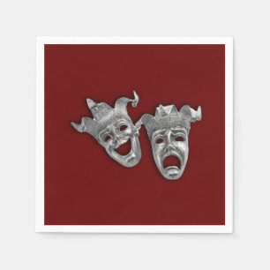 Guardanapo De Papel Teatro Máscaras Comédia e Tragédia