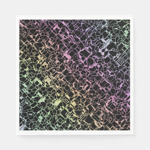 Guardanapo De Papel techno rainbo :