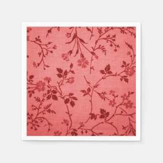 Guardanapo De Papel Tecido vermelho como o aspecto de linho