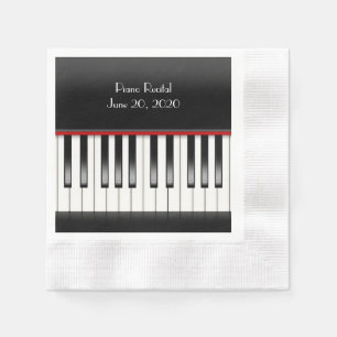 Guardanapo De Papel Teclado de piano para o considerando do piano