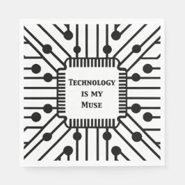 Guardanapo De Papel Tecnologia é o meu uso