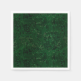 Guardanapo De Papel Tecnologias de chip de alta tecnologia verdes