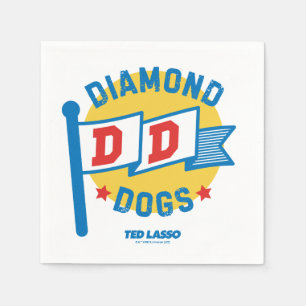 Guardanapo De Papel Ted Lasso Cães Diamantes
