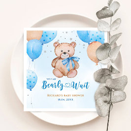 Guardanapo De Papel Teddy chá de fraldas napkins