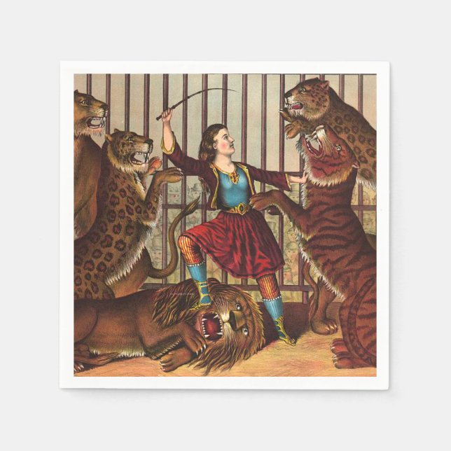 Guardanapo De Papel TEE Rainha de Leão (Frente)