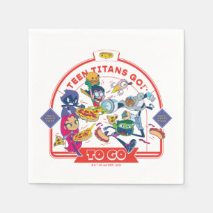 Guardanapo De Papel Teen Titans Go! Ir
