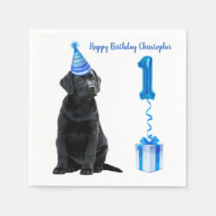 Guardanapo De Papel Tema Da Cãozinha primeiro aniversario - Cachorro 