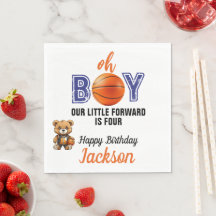 Tema de Aniversário de Basquete Oh Boy