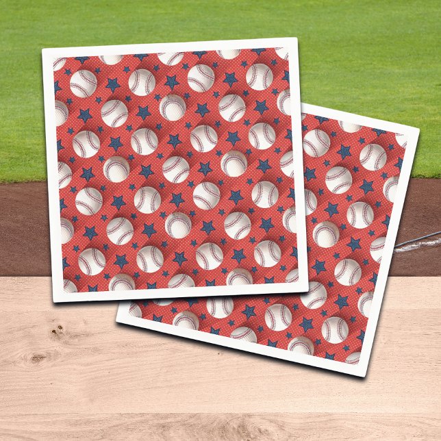 Guardanapo De Papel Tema de Beisebol (Criador carregado)