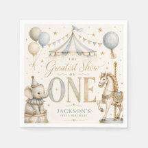 Tema de carnaval retrô menino 1º aniversário