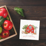 Guardanapo De Papel Tema de fazenda | Festa de aniversário de celeiro<br><div class="desc">Começando com um fabuloso convite impresso, defina o tom com um design exclusivo e depois carregar o tema através do evento inteiro. Seu evento será perfeito do começo ao fim com pequenos extras especiais. Na festa, considere favoritos para festas personalizados para um toque especial extra. Adicione seu texto personalizado a...</div>