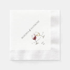 Guardanapo De Papel Tema de Garrafa de Vinho de Par Perfeito para Fest
