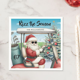 Guardanapo De Papel Tema de Golfe Rizz a Temporada 67 Nome