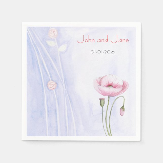 Guardanapo De Papel Tema de Jardim (Frente)