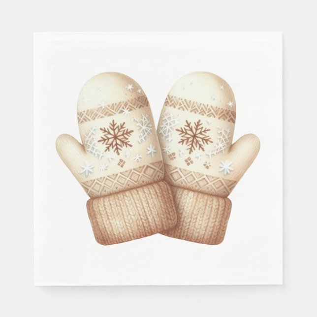 GUARDANAPO DE PAPEL TEMA DE NATAL FERIADO TAN BOHO (Frente)