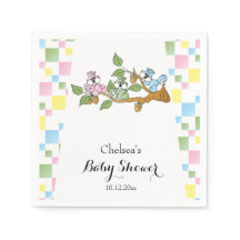 Tema do Chá de fraldas de Esquilo Reproduzido