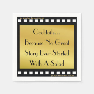 Guardanapo De Papel Tema do Filme Cocktail Party Napkins