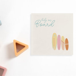 Guardanapo De Papel Tema do Oceano Chá de fraldas do Bebê